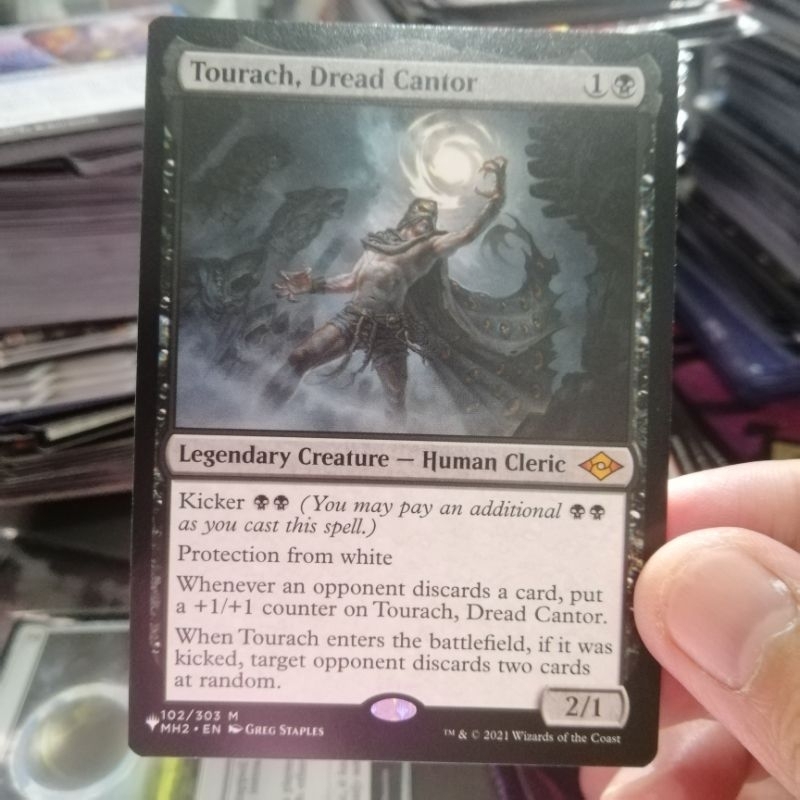 1 the list Tourach, Dread Cantor MTG card magic the gathering | Shopee ...