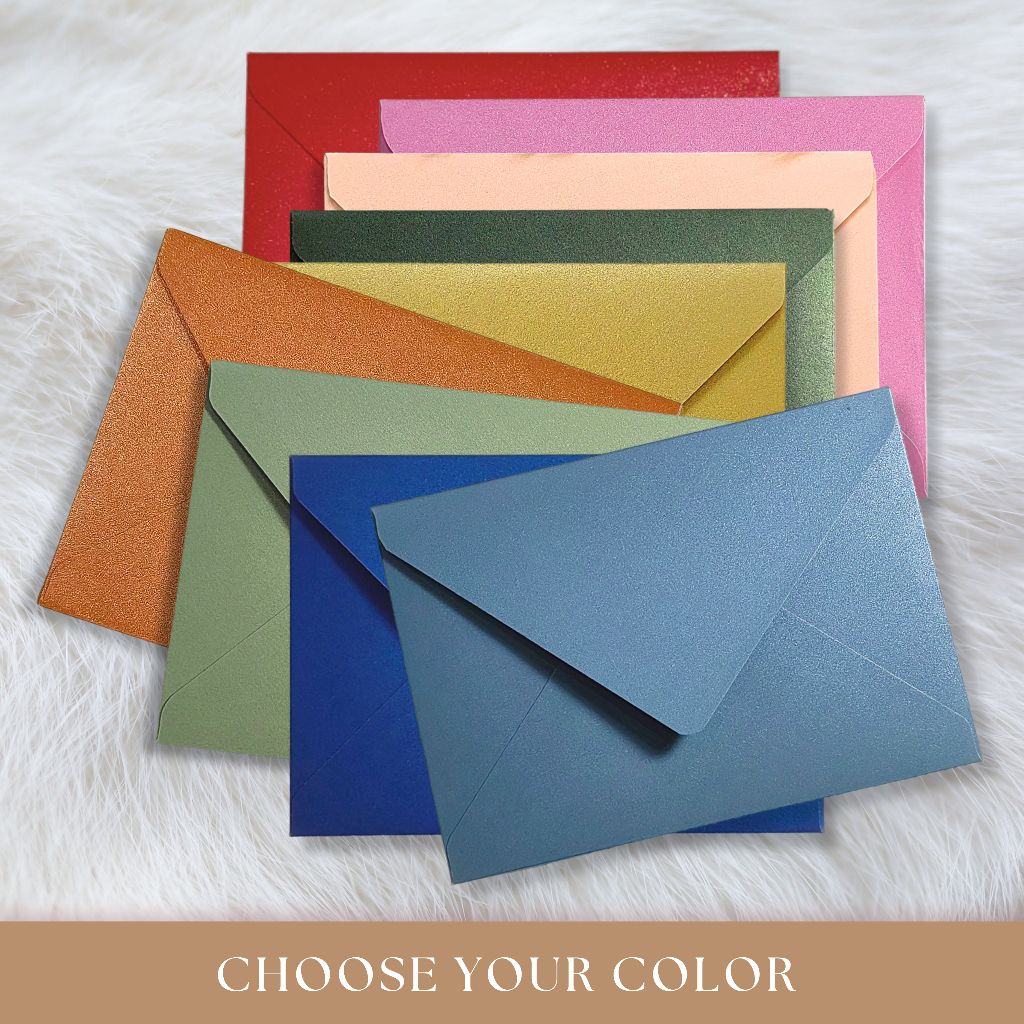COD Envelope for wedding and birthday invitation 4R 5R | Shopee Philippines