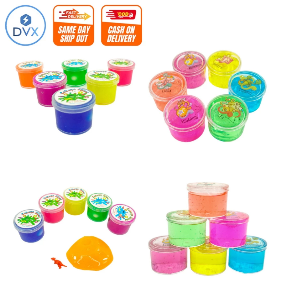 COD DVX Kiddie Opaque / Clear Glitter Mud Slime Toys for Kids Stress ...