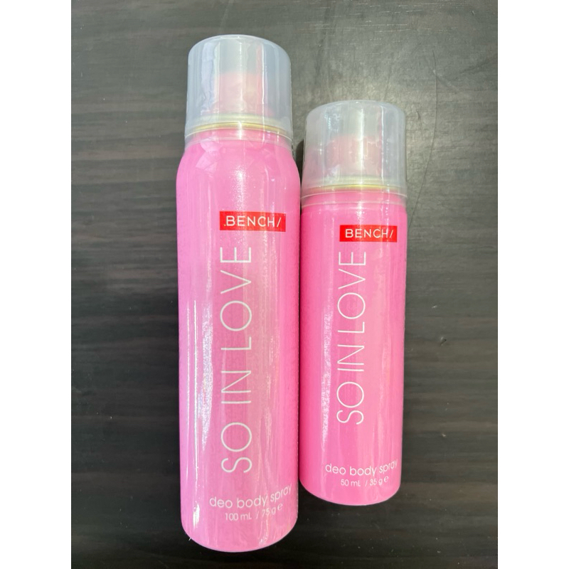 Bench Pink Deo Body Spray 50ml/100ml (Tickled Pink/ So In Love