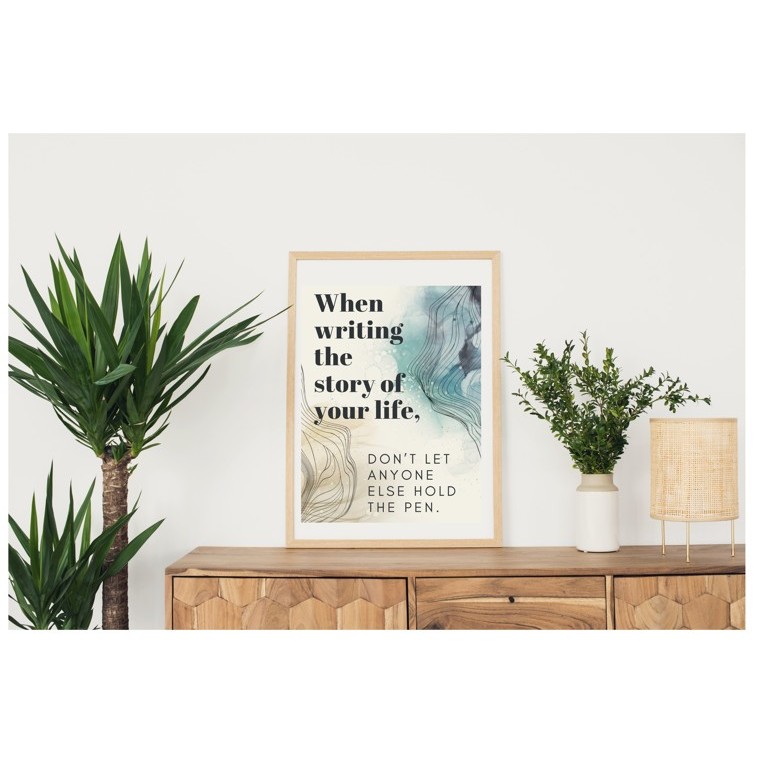 12x18 inches motivational poster on canvas (no frame) | Shopee Philippines