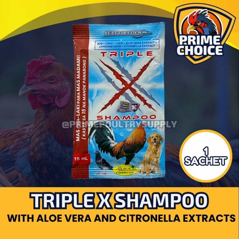 Triple X Sachet 15ml Shampoo | Shopee Philippines