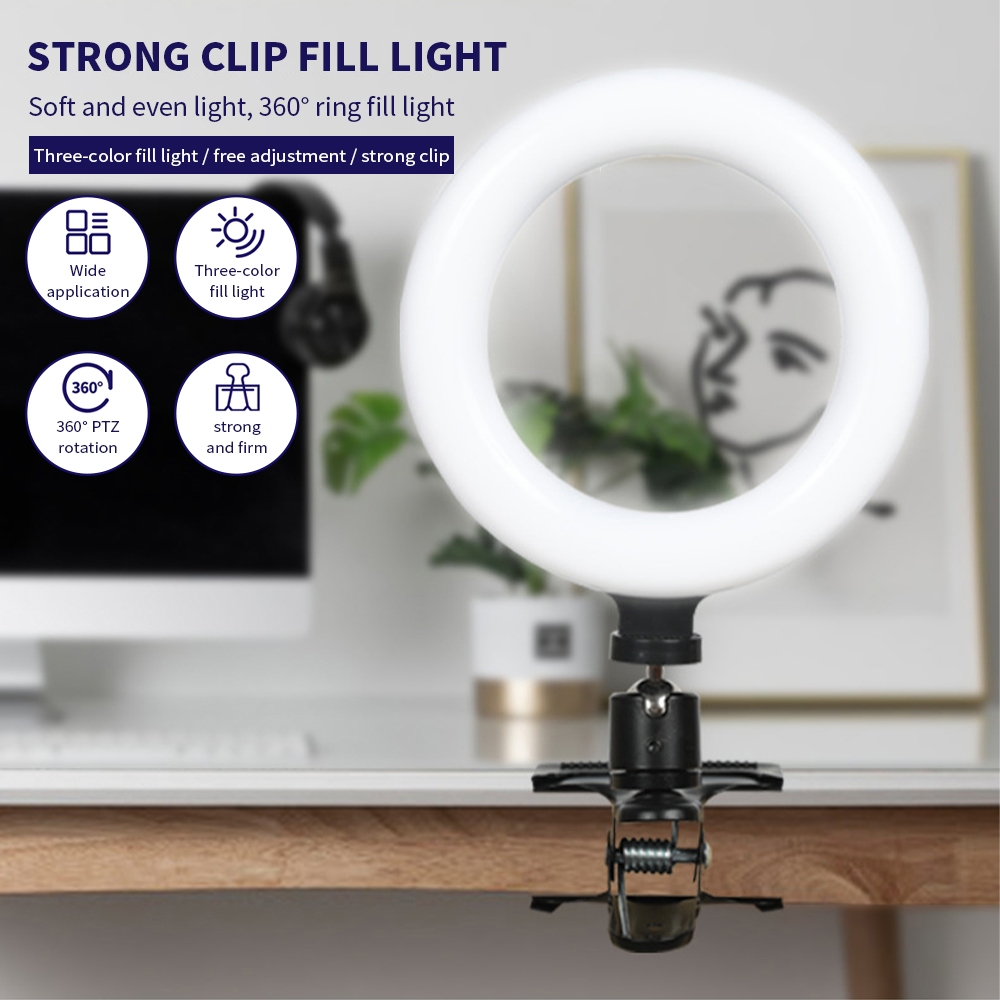 Minimalist Ring Light 】 Dimmable LED fill light clip | Versatile for ...
