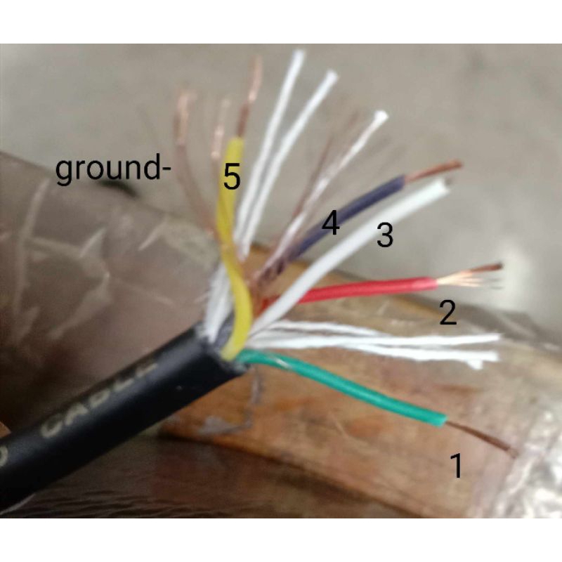 5+1 Shielded Wire pure Copper 5MM hole Wire per Meter | Shopee Philippines