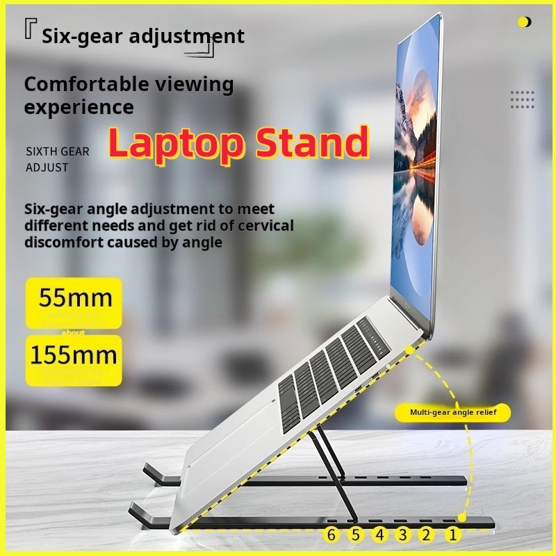 (COD)Laptop Stand Adjustable Aluminum Laptop Riser Laptop Cooling Stand ...