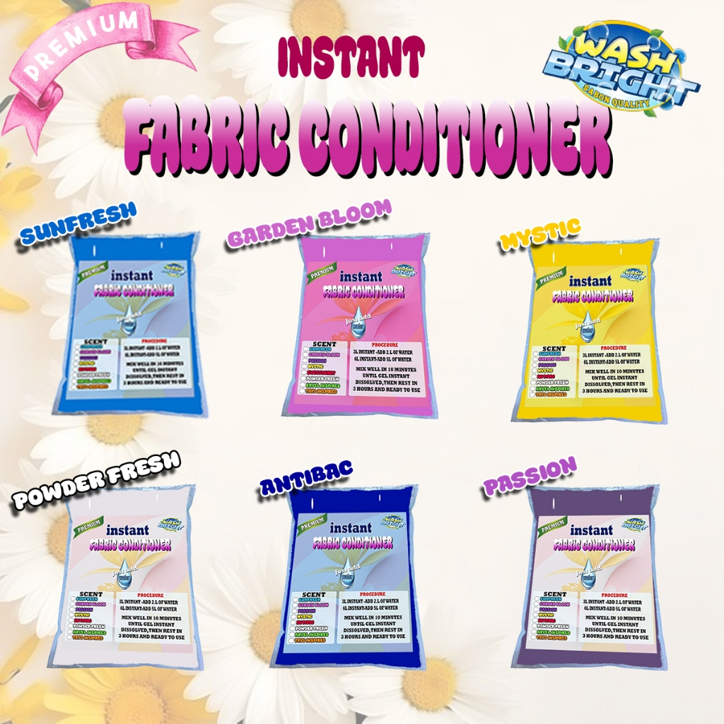 INSTANT Fabric Conditioner with sticker | Shopee Philippines