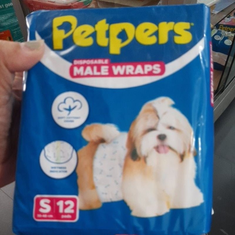 Petpers Disposable Male Wraps diaper for puppies | Shopee Philippines
