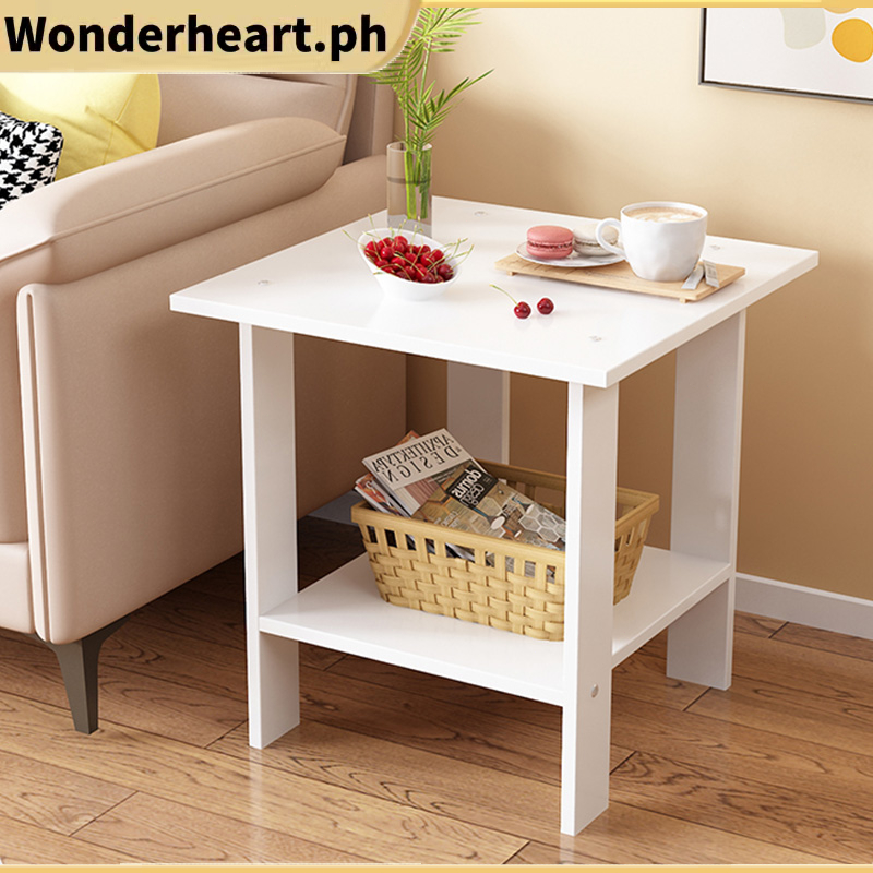 Nordic Simple Coffee Table Wooden Storage Rack 1/2 Floor Living Room ...