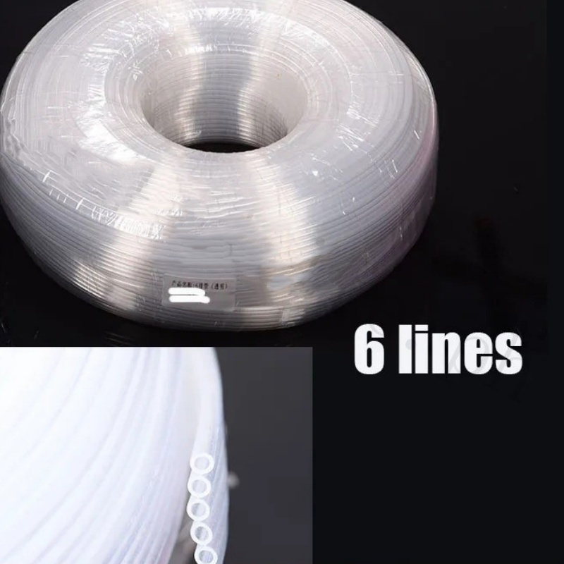 5M 4/6 rows transparen ink tube for large format inkjet solvent water ...