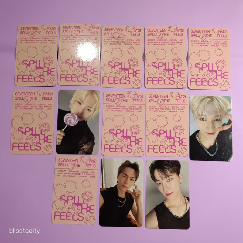 RPC | SEVENTEEN SPILL THE FEELS PHOTOCARD | STF REG ALBUM PC