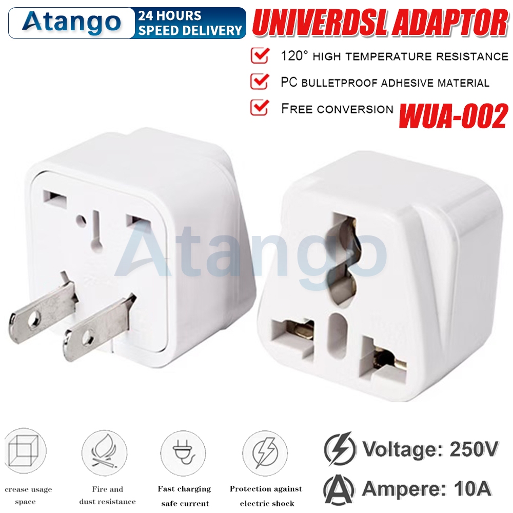 Universal Travel Adapter 10A 250V Plug Adaptor Outlet Socket Converter ...