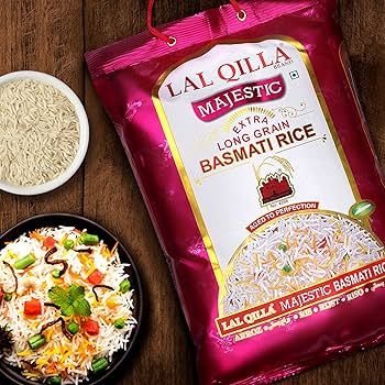 Lal Quila Majestic Extra Long Grain Basmati Rice (Best For Biryani ...