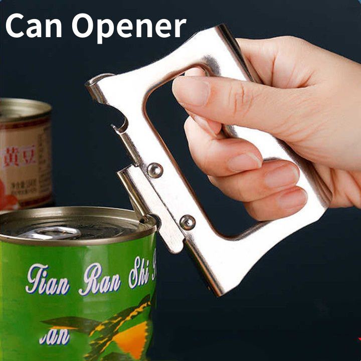 PL Manual Can Opener Stainless Steel Beer Beverage Container Jar Tin ...