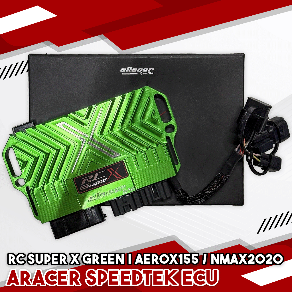 ORIGINAL ARACER SPEEDTEK ECU RC SUPER X GREEN FOR AEROX 155/NMAX 2020 ...