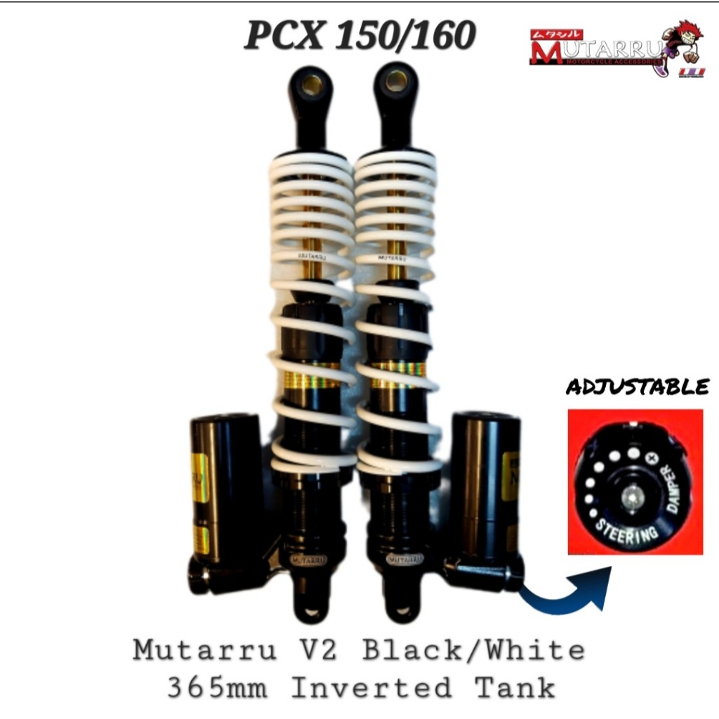Mutarru Inverted Tank Premium V2 305mm/335mm/365mm (Adjustable Rebound ...