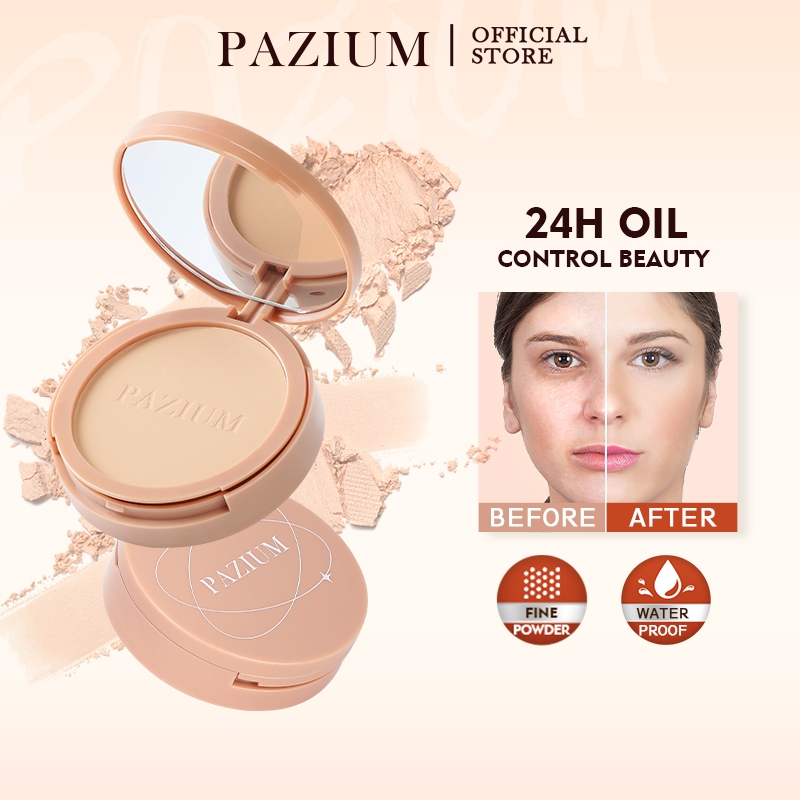 PAZIUM Face Powder Oil Control Matte Flawless Long Lasting Waterproof ...
