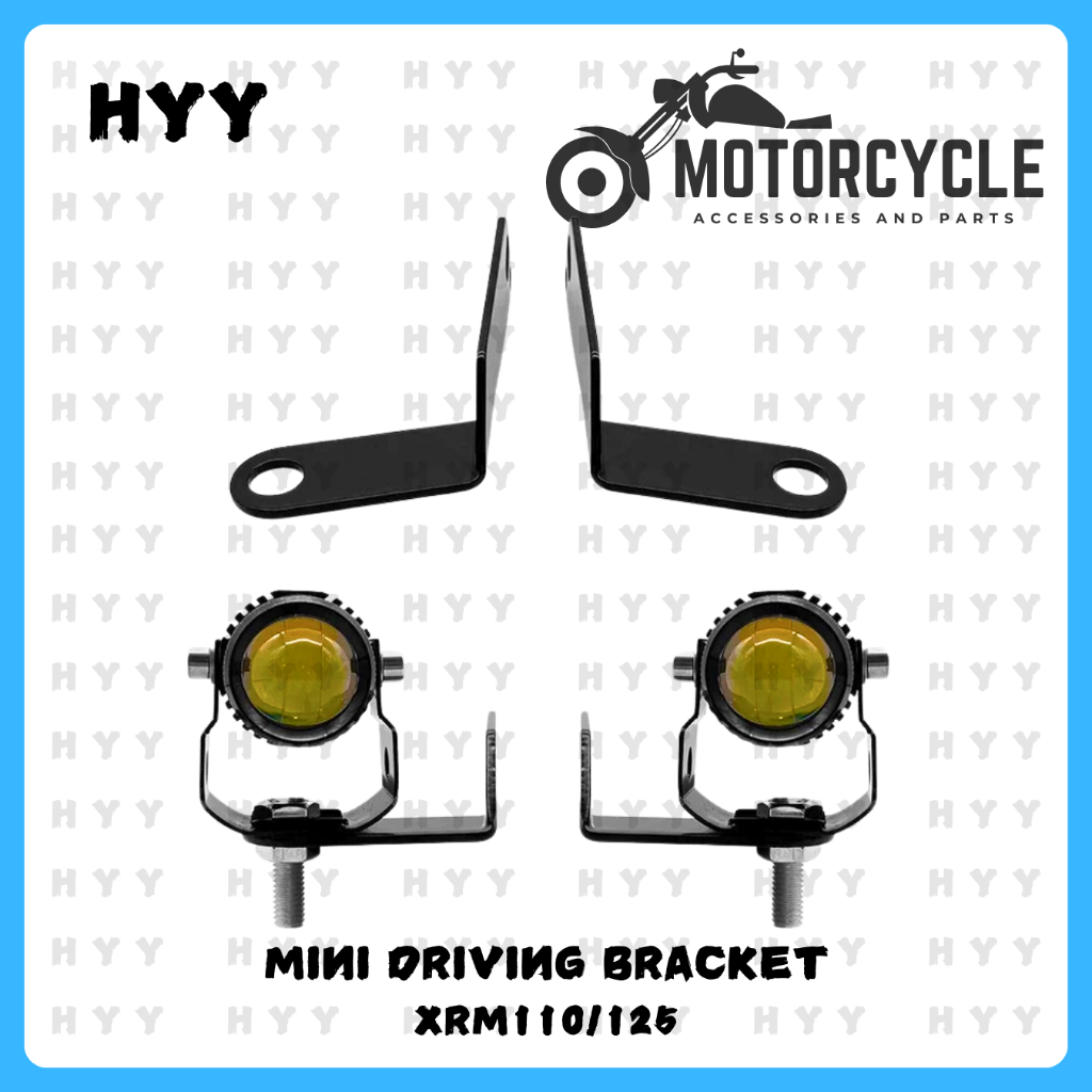 MSM XRM 110/125 Mini Driving Light Bracket &Light Bracket &Blue water ...