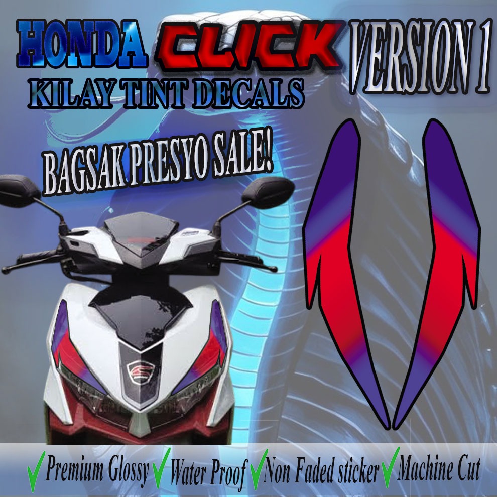 HONDA CLICK GRADIENT KILAY FOR V1 ONLY /HONDA CLICK V1 MOTORCYCLE ...