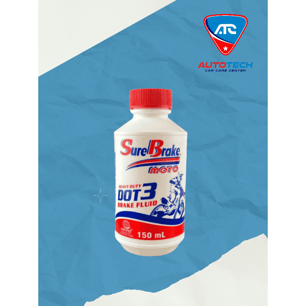 SUREBRAKE BRAKE FLUID DOT 3 150ML | Shopee Philippines