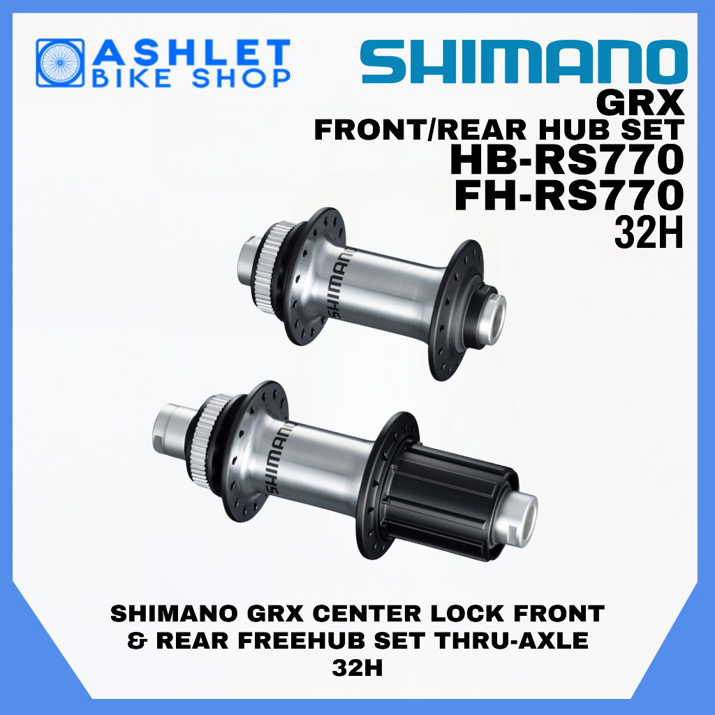 ORIGINAL SHIMANO GRX HB-RS770 / FH-RS770 Center Lock 32H F/R