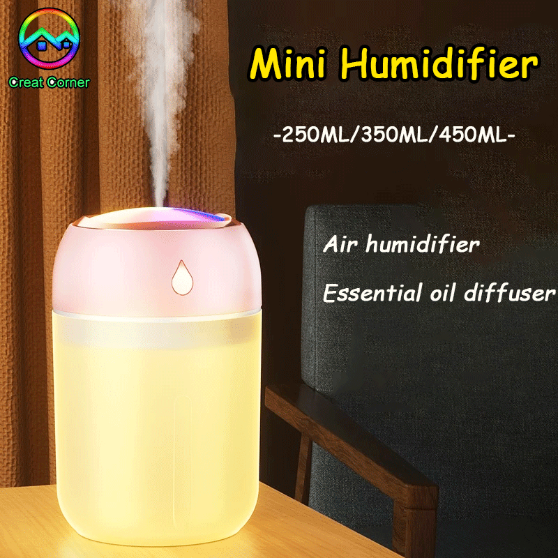 Portable Mini Humidifier USB 220ML Small Sprayer Office Air Purifier ...