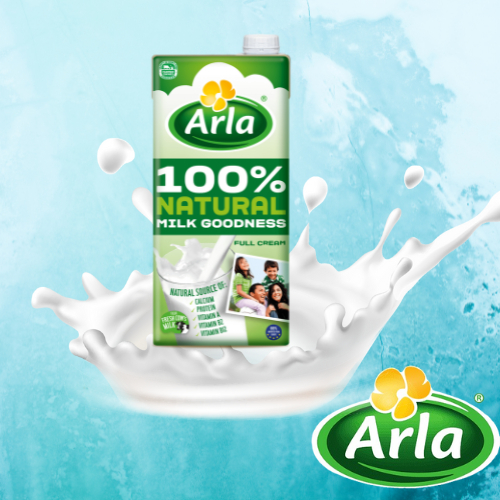 ARLA All Natural Milk Goodness Full Cream 1Lx1 and x3 Bundle Pack ...