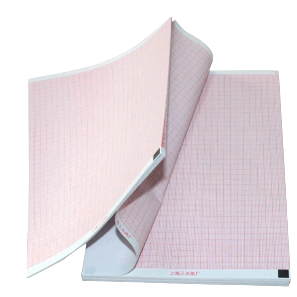 210mm x 140mm x 20m ECG Paper Electrocardiogram Thermal Paper Z Fold ...
