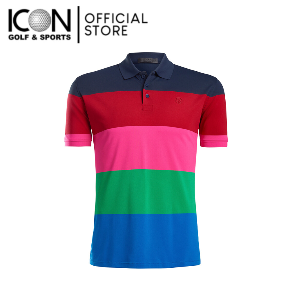 G/FORE Multi Stripe Polo (Clover) | Shopee Philippines