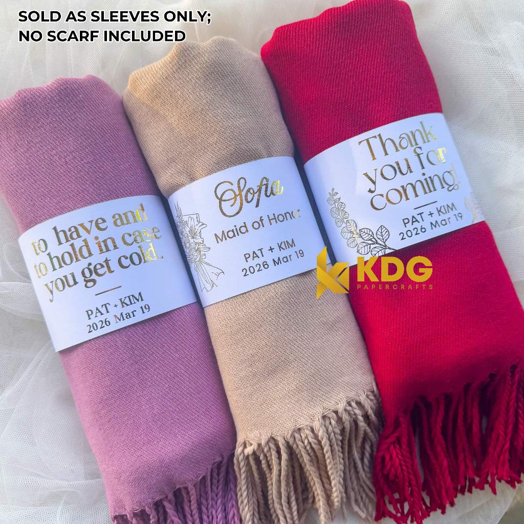 3 pcs - Scarf Sleeve / Shawl Sleeve / Scarf Tags / Shawl Tags | Shopee ...