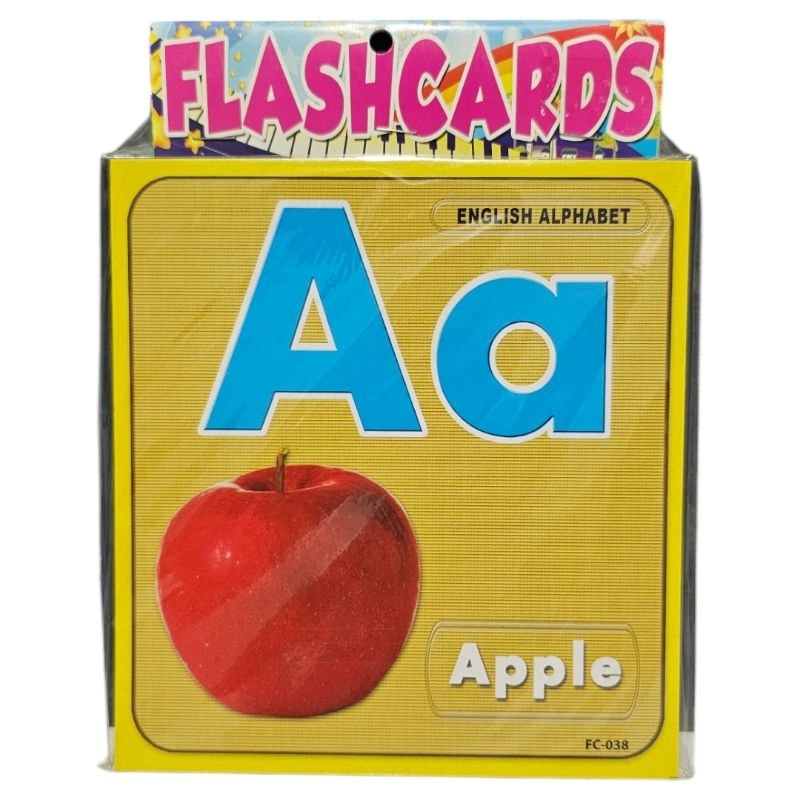 Educational Flash Cards Alphabet 6.5"x7" Big | Shopee Philippines