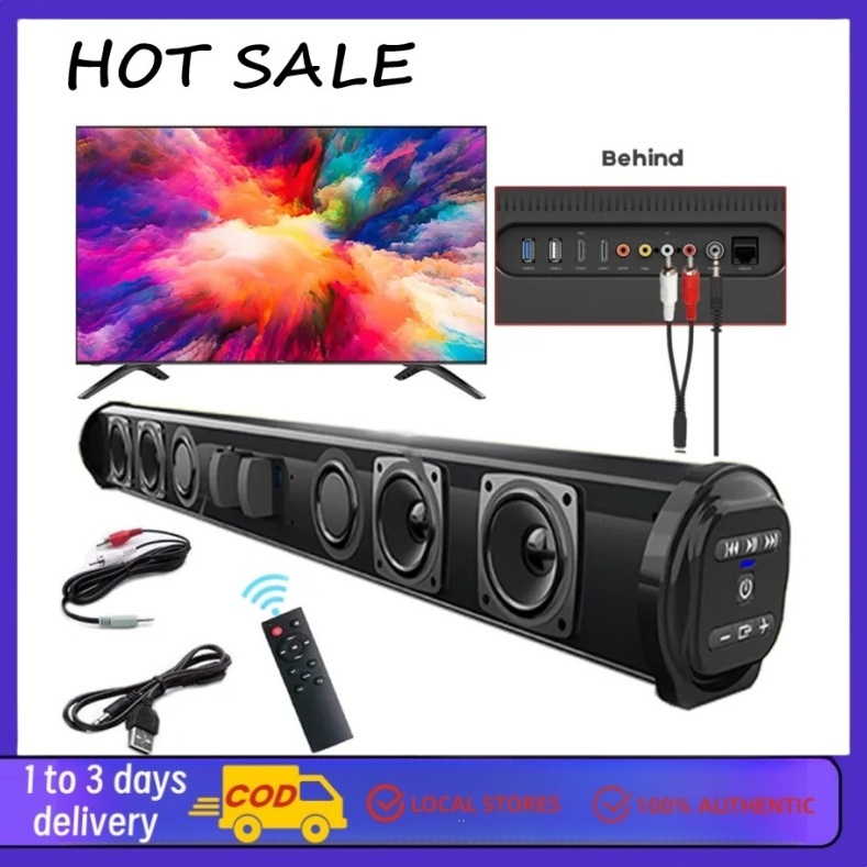 Rsionch Speaker Powerful Home Theater TV Sound Bar Wired Wireless