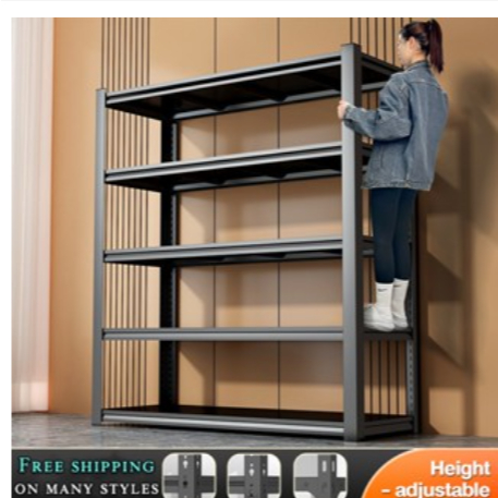 6layer Metal Rack Steel Rack Boltless Rack Goods Storage Shelf Heavy ...