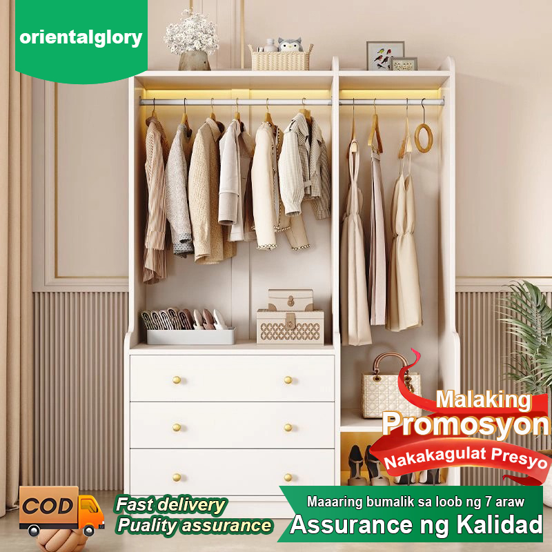 Hanger, wardrobe, hat rack, light luxury integrated storage cabinet ...