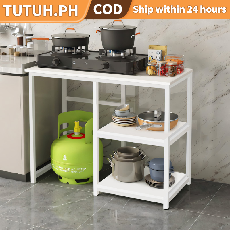 ⚡COD⚡ Gas Stove Stand Rack Heavy Duty Kitchen Rack Microwave Storage ...