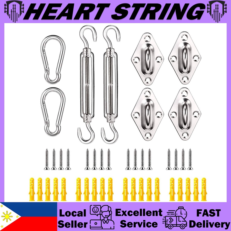 Shade Sail Hardware Kit Stainless Steel Hardware Kit for Square ...