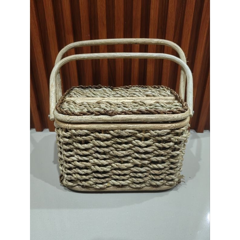 Rattan Abaca Offering Basket | Shopee Philippines