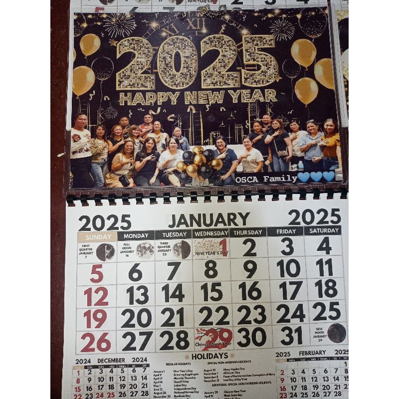 2025 PERSONALIZED CALENDAR | Shopee Philippines