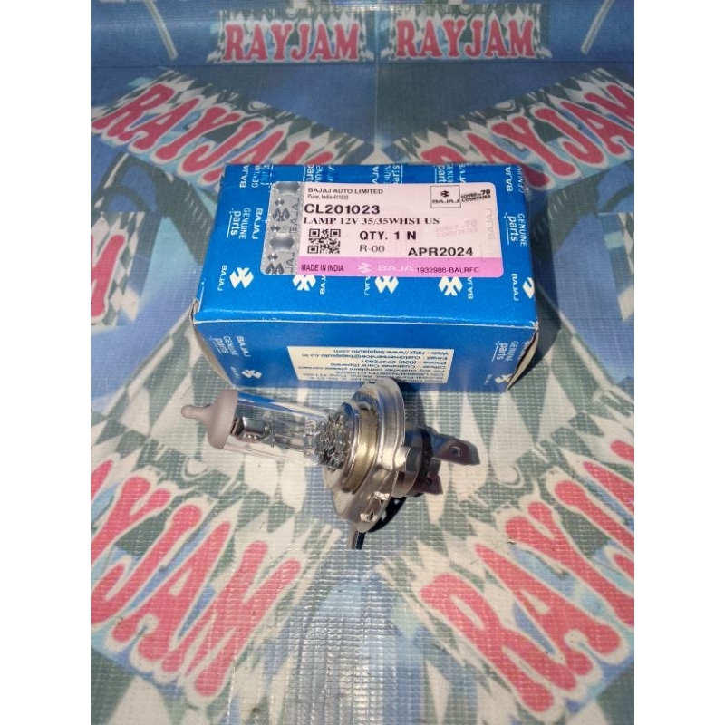 Head Light Bulb Genuine 12V 35/35W Boxer CT 150 / Rouser 135 / 180 ...