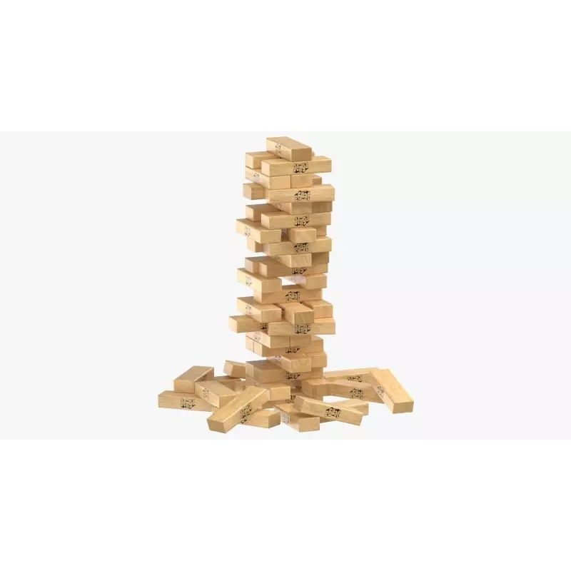 Original Jenga Hasbro Classic Blocks Tabletop Multiplayer Game for ...
