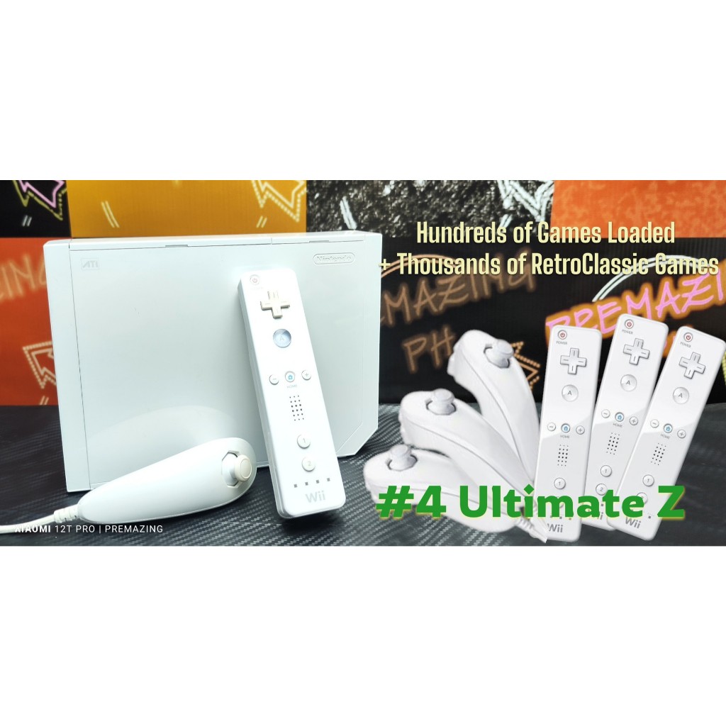 Wii Complete Set with MANY GAMES (HDD) | Shopee Philippines