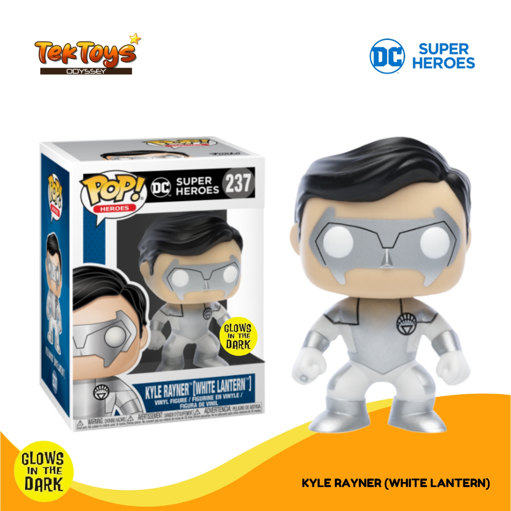 ORIGINAL FUNKO POP - DC - KYLE RAYNER WHITE LANTERN #237 (GITD ...