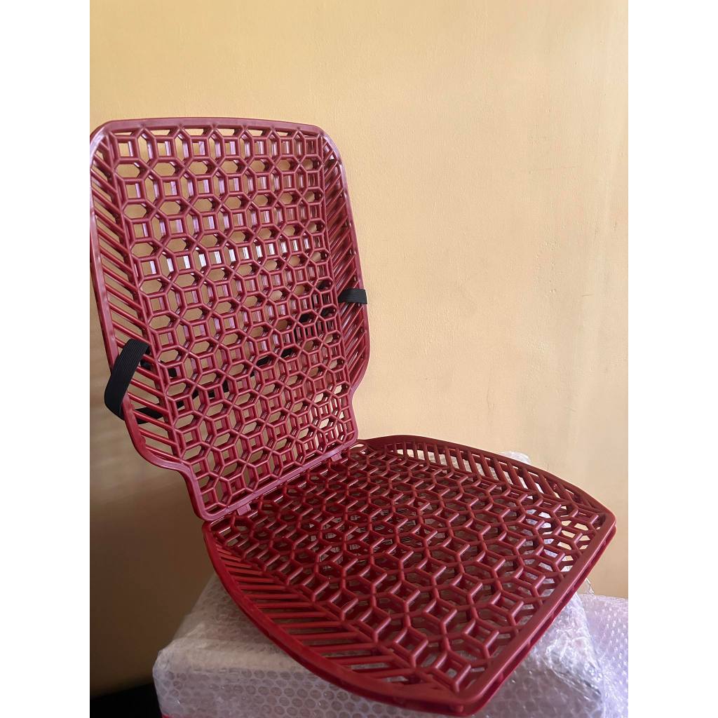 Backrest PVC Hexagon Comfy (back and seat combination) | Shopee Philippines