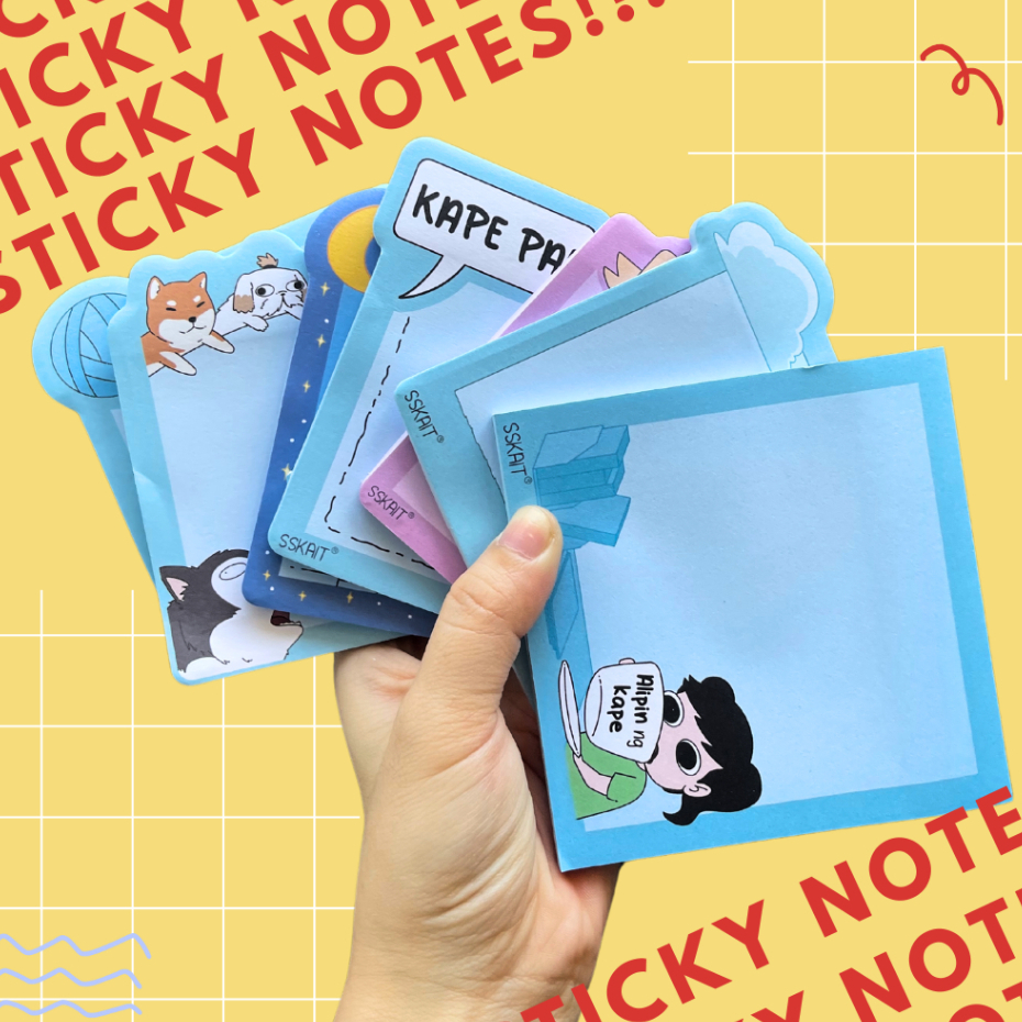 SSKAIT Sticky Notes - Funny Mood Relatable Sticky Notes | Shopee ...