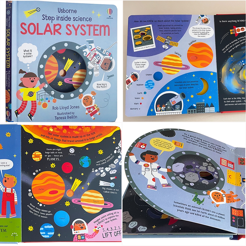 Usborne See inside the Solar System & Step Inside Science Solar System ...
