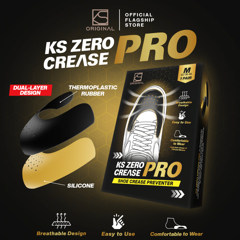 KS Zero Crease Pro – Premium Anti Crease Shoe Crease Protector Sneaker ...
