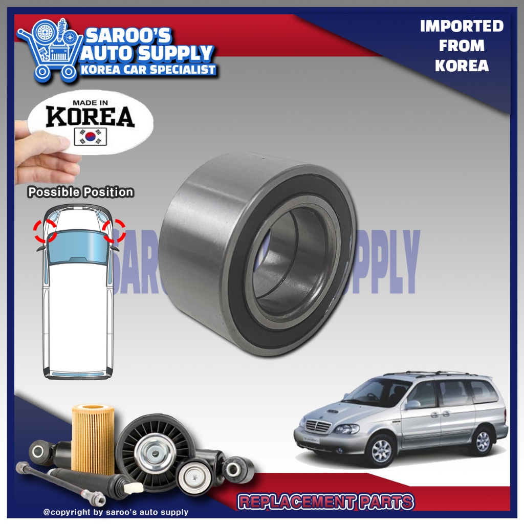 thumbnail image 2 of Front Wheel Bearing & Hub Assembly For KIA Carnival / Sedona 1999-2005 - 39mm, NTY Brand, Driver & Passenger Side 2 of 4