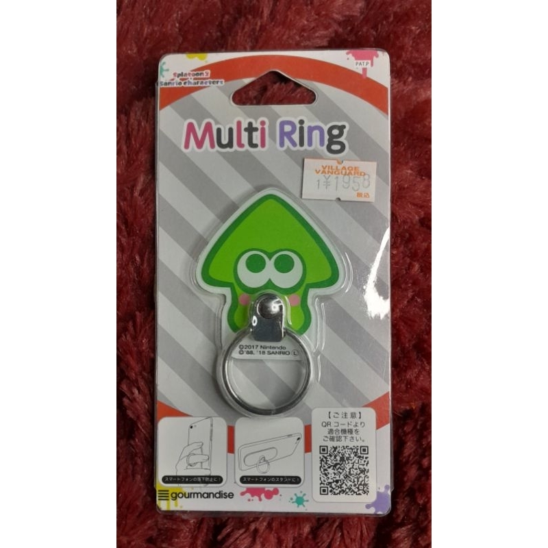 Splatoon x Sanrio Characters Orig.Multi Ring SmartPhone Ring SANSP-05E ...