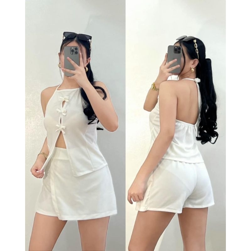 AB ALICE TERNO SHORT GARTERIZE BACK crepe fabric best fit extra small ...