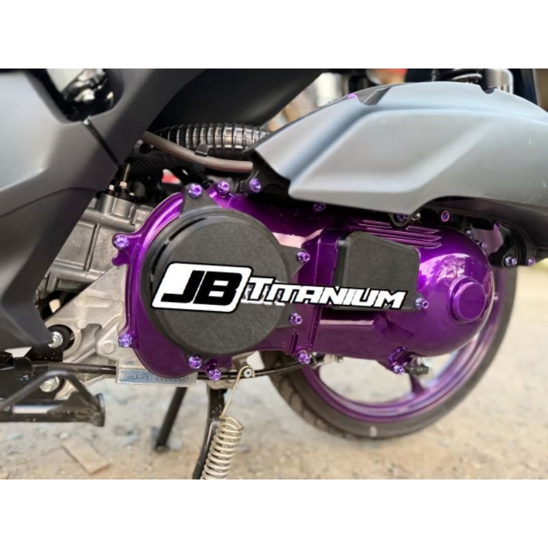 GR5 TITANIUM NMAX /AEROX 155 CRANKCASE BOLT SET 10PCS Shopee