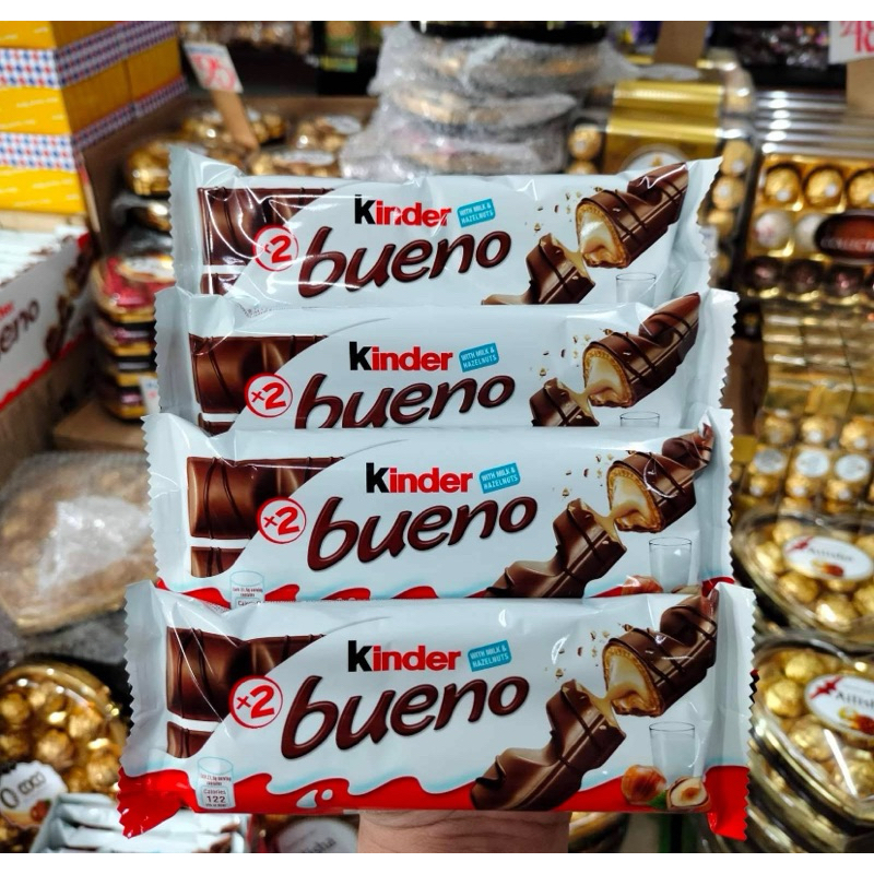 SALE SALE KINDER BUENO (bundle by 4’s) expiry:3/31/2025 | Shopee ...